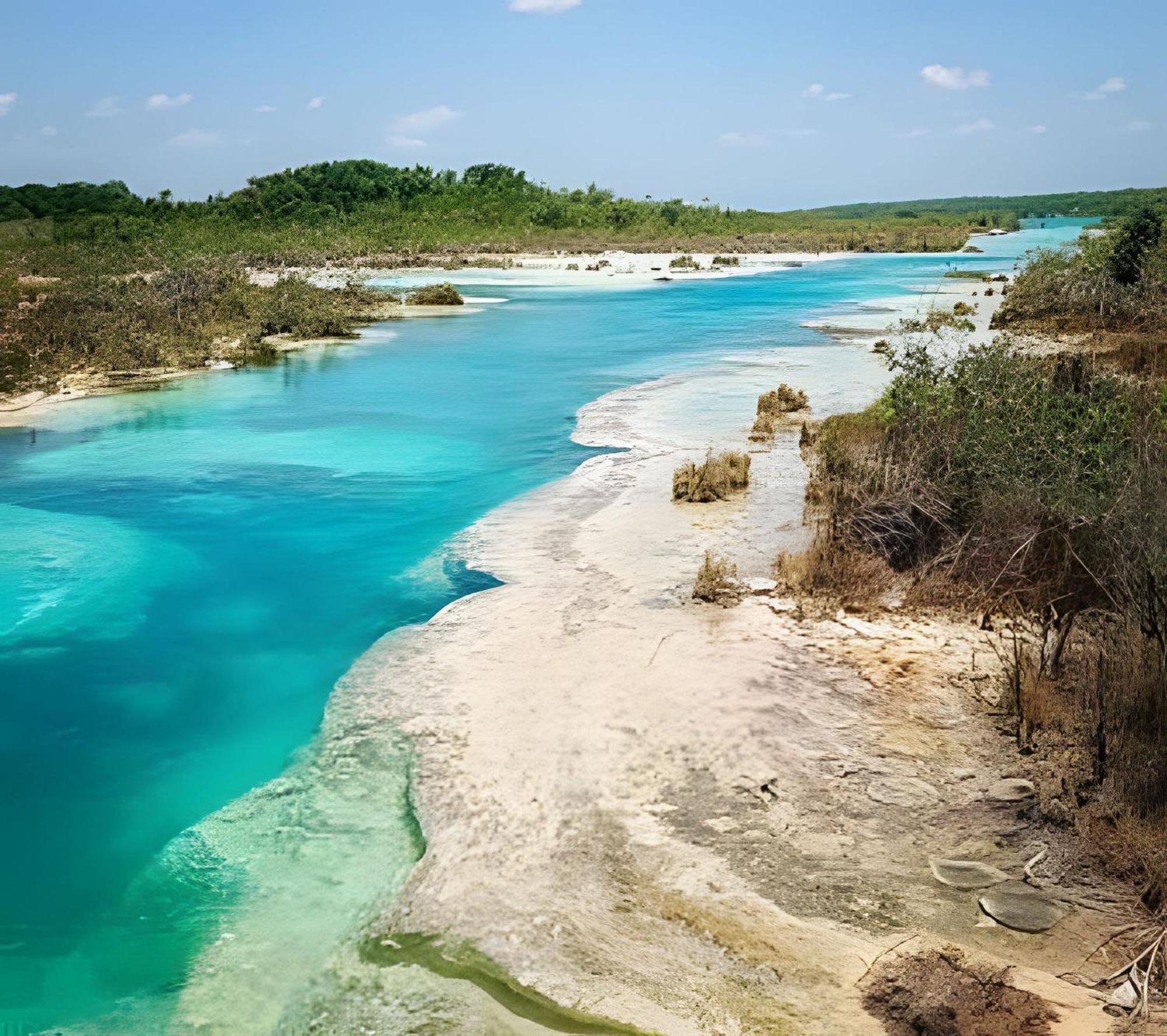 Casa De Piedra - Departamentos Bacalar- Leilighet Eksteriør bilde