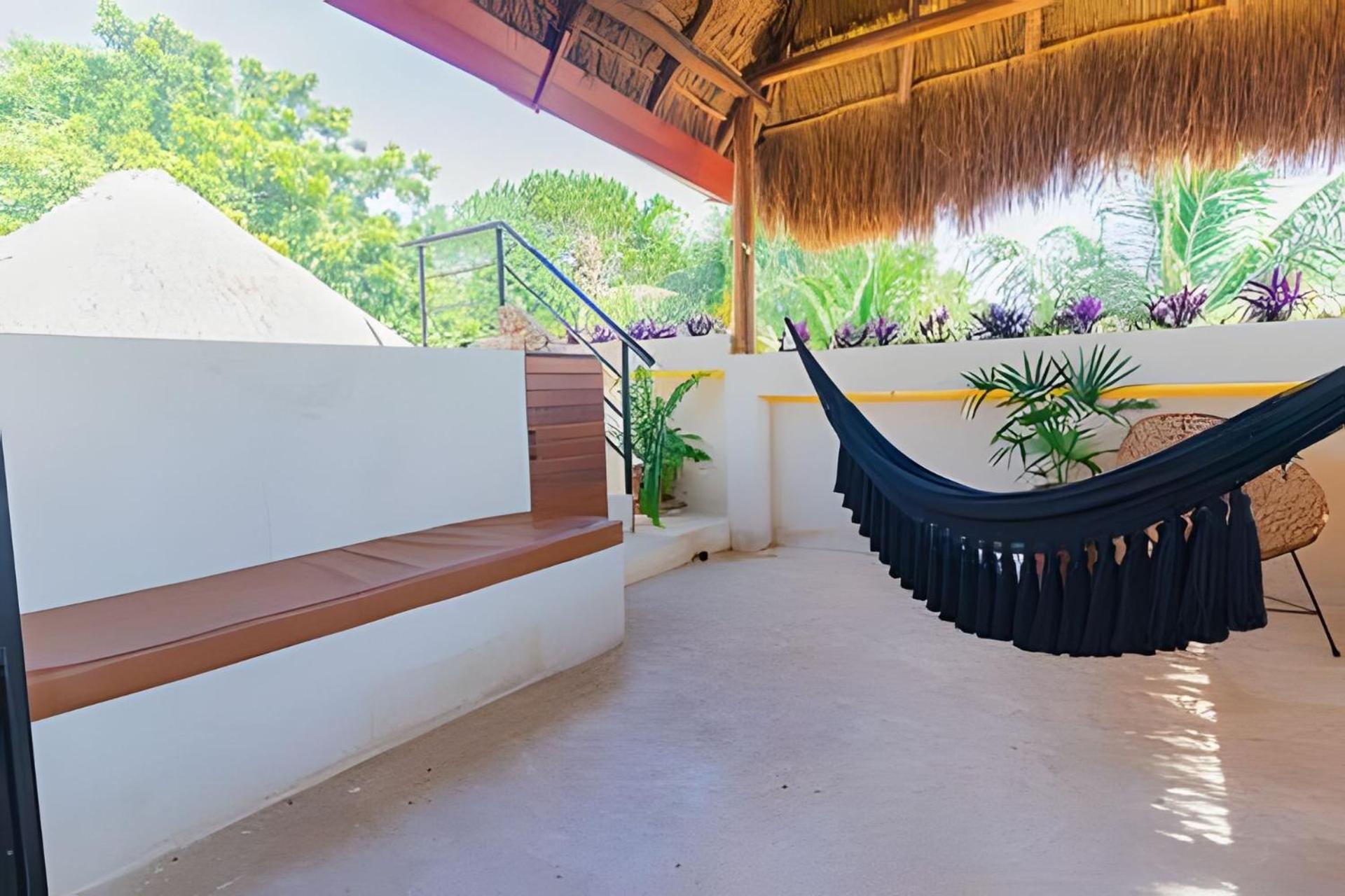 Casa De Piedra - Departamentos Bacalar- Leilighet Eksteriør bilde