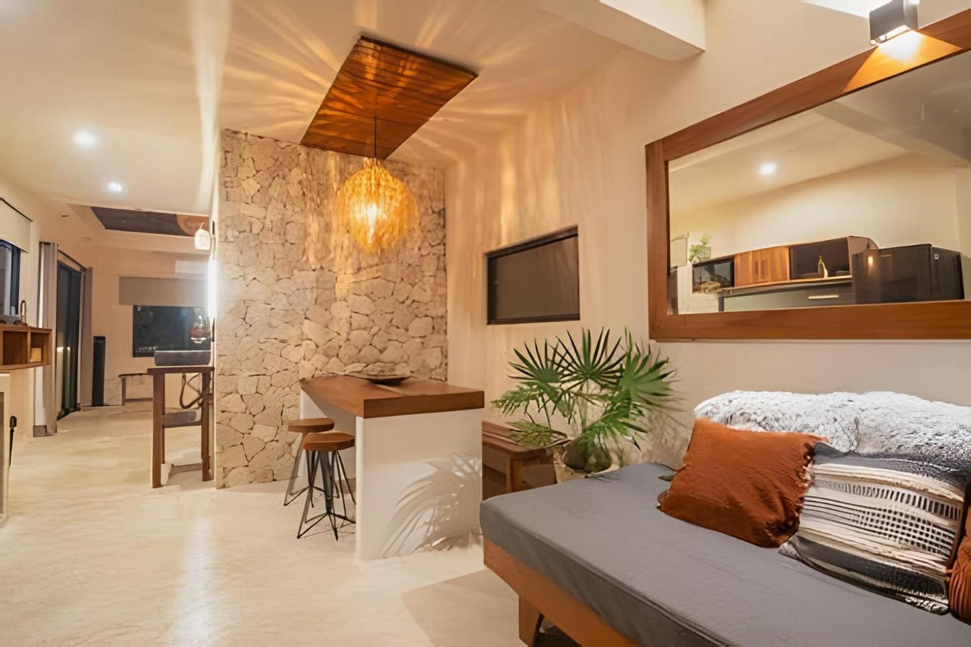 Casa De Piedra - Departamentos Bacalar- Leilighet Eksteriør bilde
