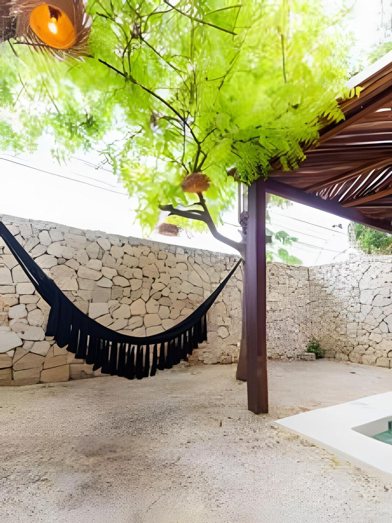 Casa De Piedra - Departamentos Bacalar- Leilighet Eksteriør bilde