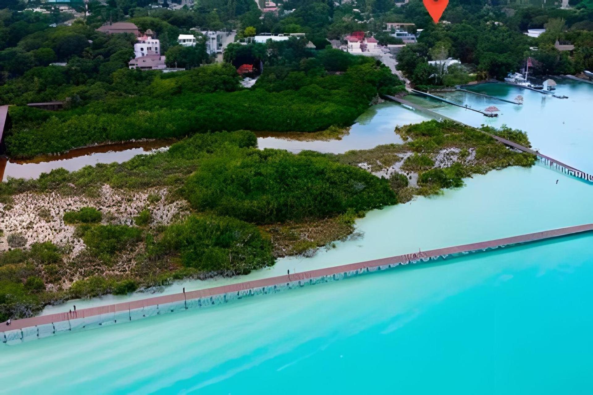 Casa De Piedra - Departamentos Bacalar- Leilighet Eksteriør bilde